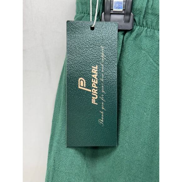 New purpearl green wide leg pants large - Picture 5 of 11